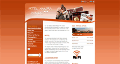 Desktop Screenshot of hotelankora.cz
